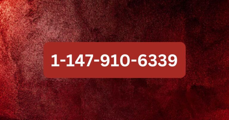 1-147-910-6339​​​ Unlock the Secrets of This Enigmatic Number